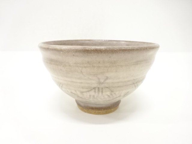 JAPANESE TEA CEREMONY / TEA CHAWAN / BRUSH MARK / ARTISAN WORK